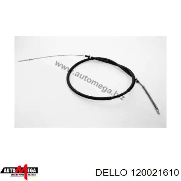 120021610 Dello/Automega трос ручного тормоза задний правый/левый