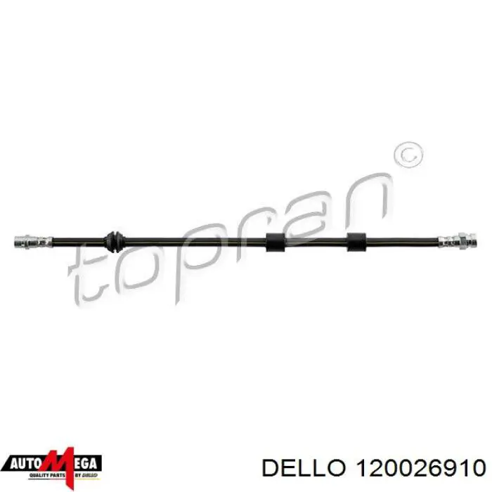 120026910 Dello/Automega шланг тормозной передний