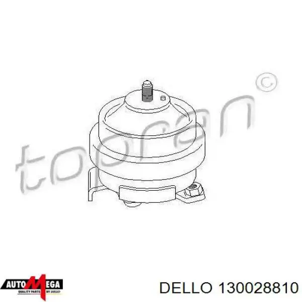 130028810 Dello/Automega подушка (опора двигателя передняя)