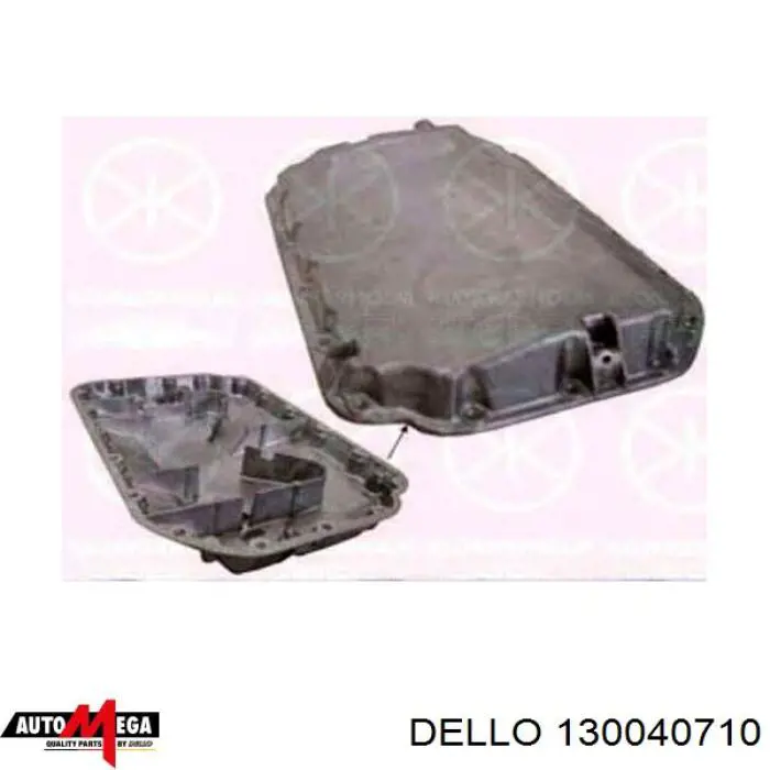 130040710 Dello/Automega поддон масляный картера двигателя