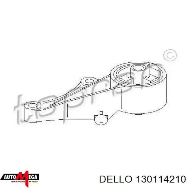 Подушка двигателя передняя Dello/Automega 130114210