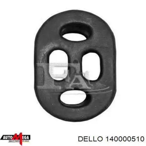 140000510 Dello/Automega подушка крепления глушителя