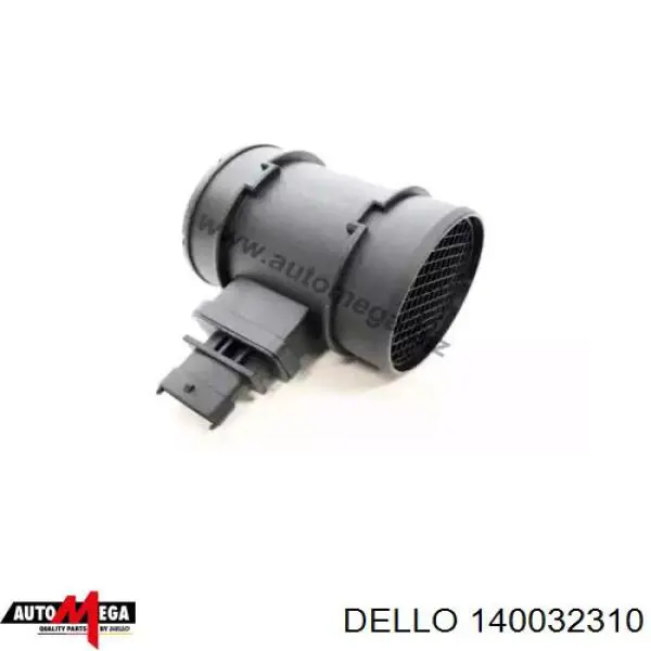 140032310 Dello/Automega sensor de fluxo (consumo de ar, medidor de consumo M.A.F. - (Mass Airflow))