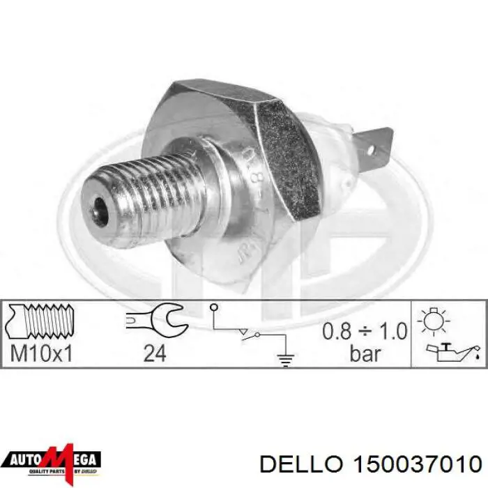 Датчик давления масла DELLO 150037010