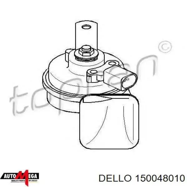 Звуковой сигнал 150048010 Dello/Automega