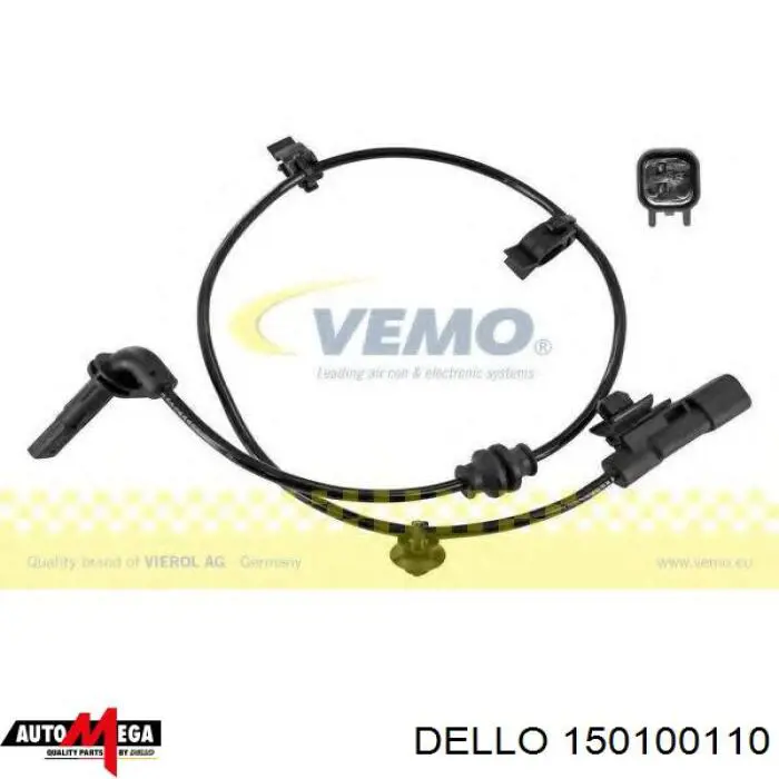 Передний датчик АБС Dello/Automega 150100110 цена, от 17.23 USD