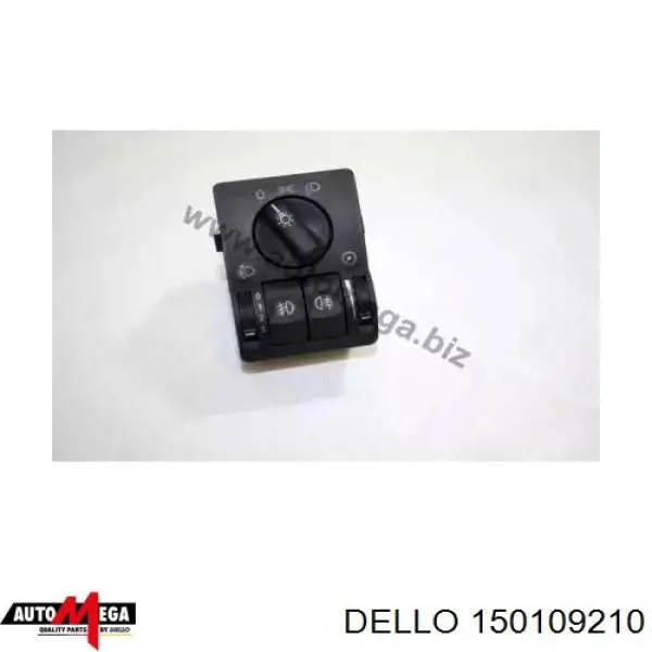 Переключатель света фар на "торпедо" Dello/Automega 150109210
