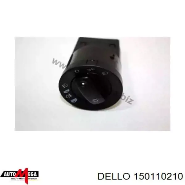 Переключатель света фар на "торпедо" Dello/Automega 150110210