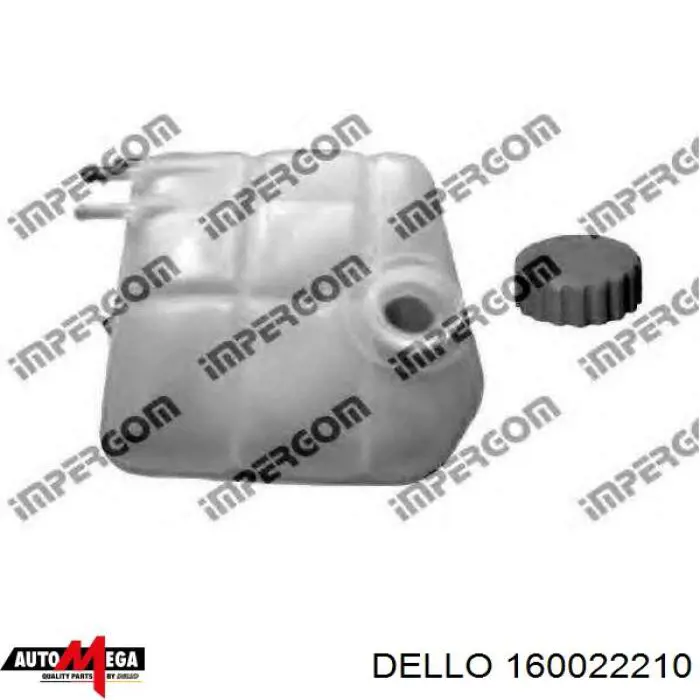 Купить 160022210 Dello/Automega Водяной бачок системы охлаждения