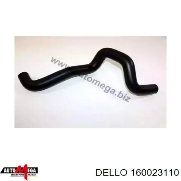 160023110 Dello/Automega шланг (патрубок радиатора охлаждения верхний)