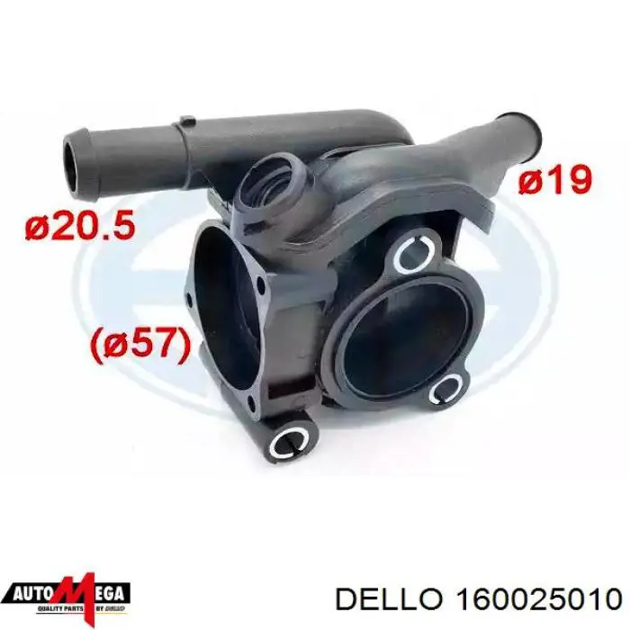 Купить 160025010 Dello/Automega Корпус термостата
