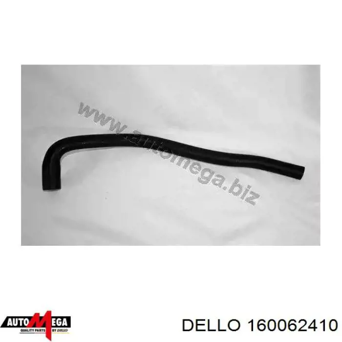 160062410 Dello/Automega шланг радиатора отопителя (печки, подача)