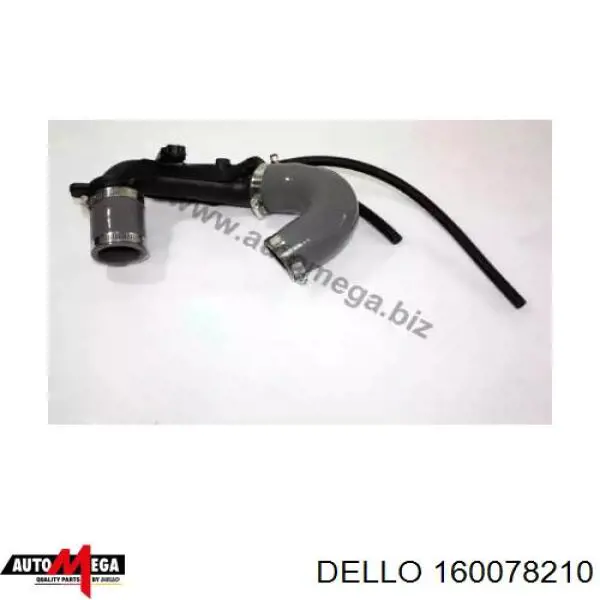 160078210 Dello/Automega патрубок воздушный, выход из турбины/компрессора (наддув)