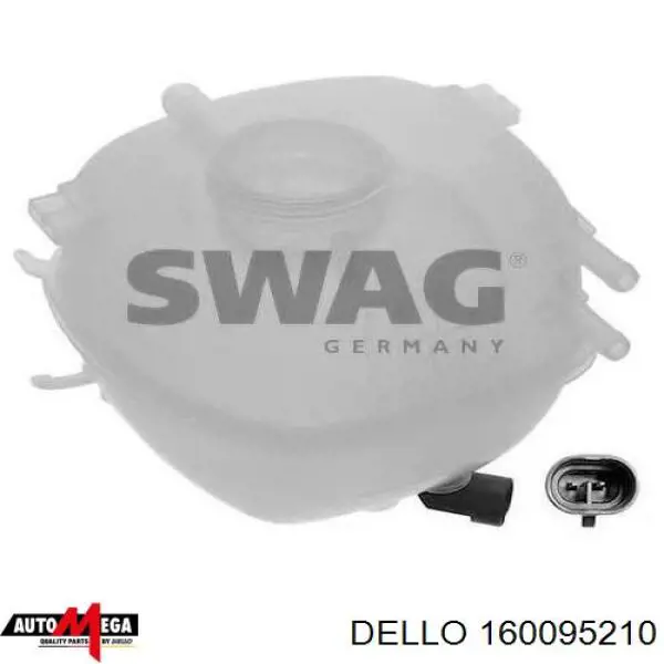 Бачок системы охлаждения 160095210 Dello/Automega