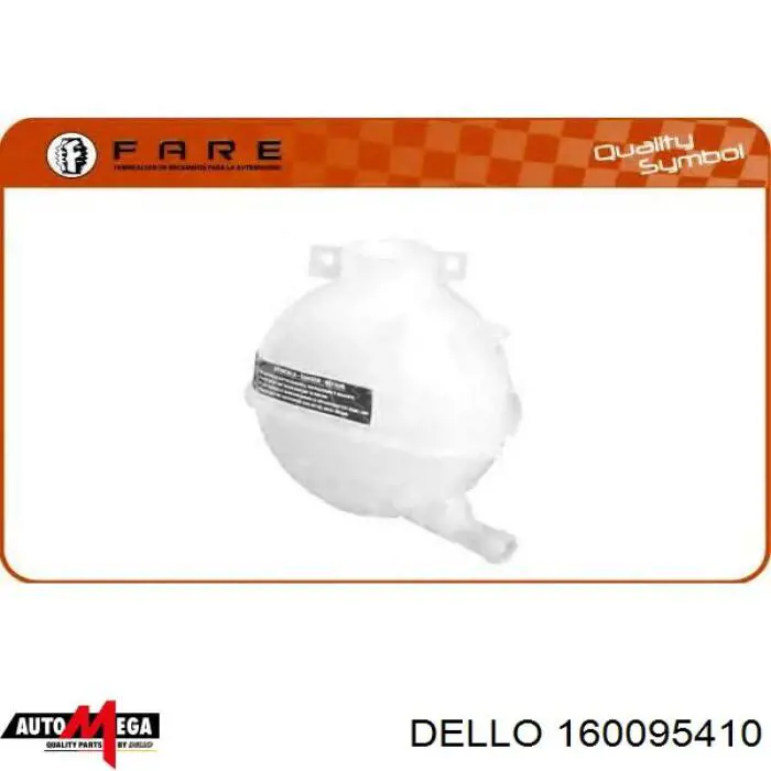 Бачок системы охлаждения 160095410 Dello/Automega