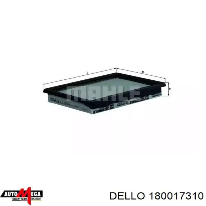 Фильтр воздушный Dello/Automega 180017310