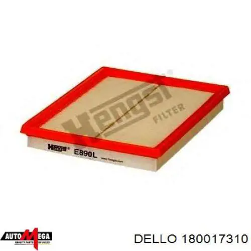 180017310 Dello/Automega Воздушный фильтр двигателя