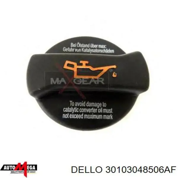 30103048506AF Dello/Automega крышка маслозаливной горловины