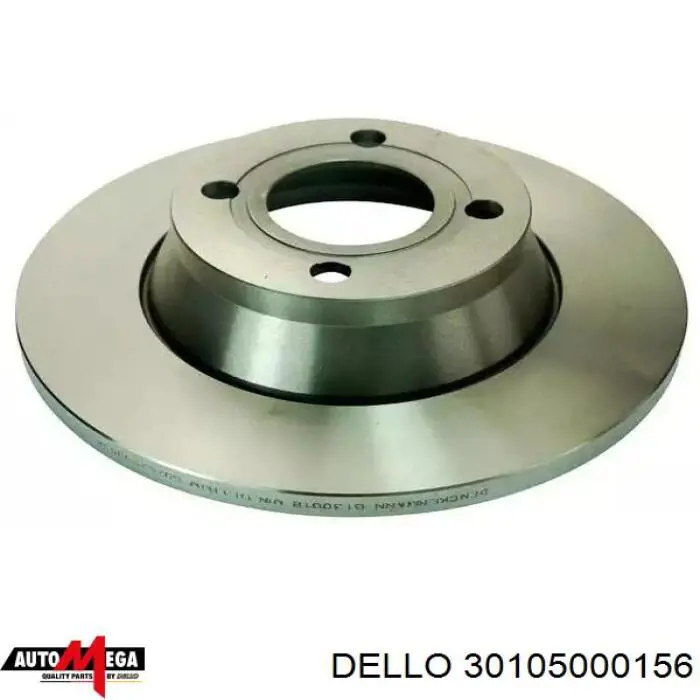 30105000156 Dello/Automega диск тормозной задний