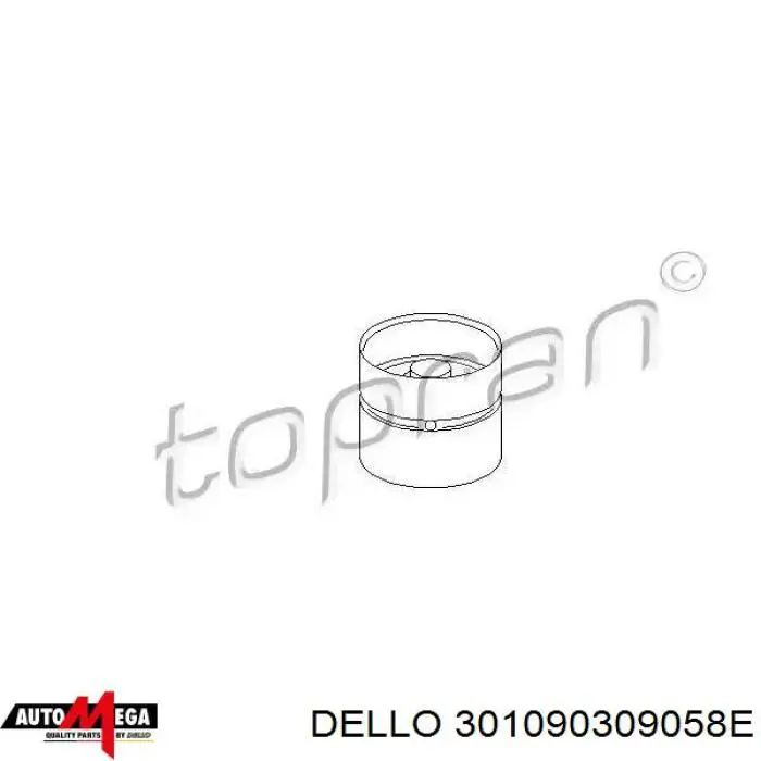 Толкатель клапана гидравлический Dello/Automega 301090309058E цена, от 6.56 USD