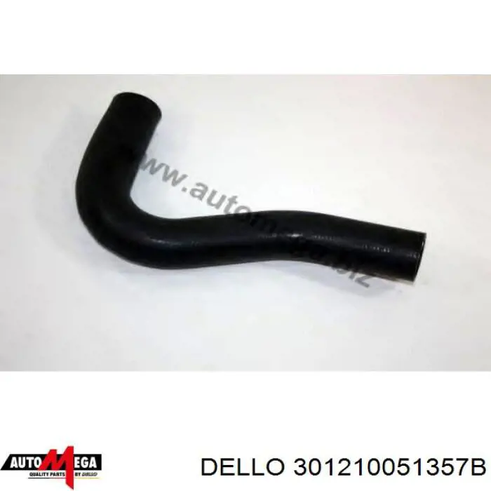 301210051357B Dello/Automega шланг (патрубок радиатора охлаждения нижний)