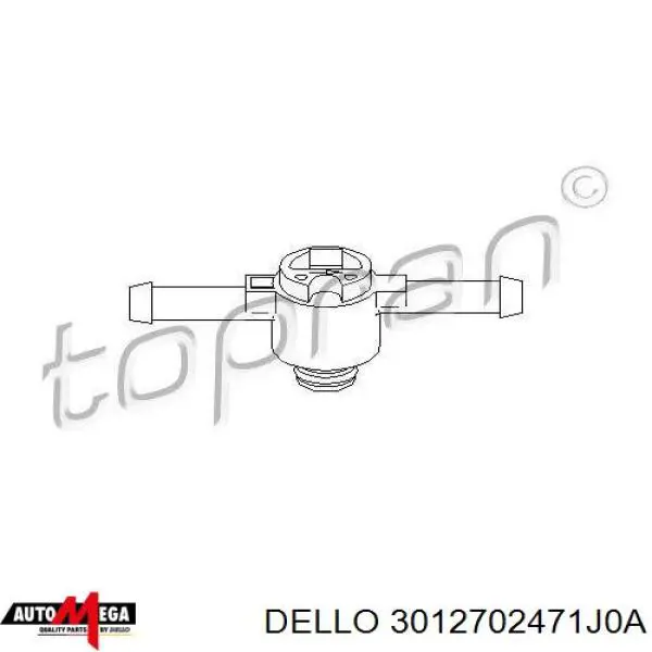 Обратный клапан возврата топлива Dello/Automega 3012702471J0A