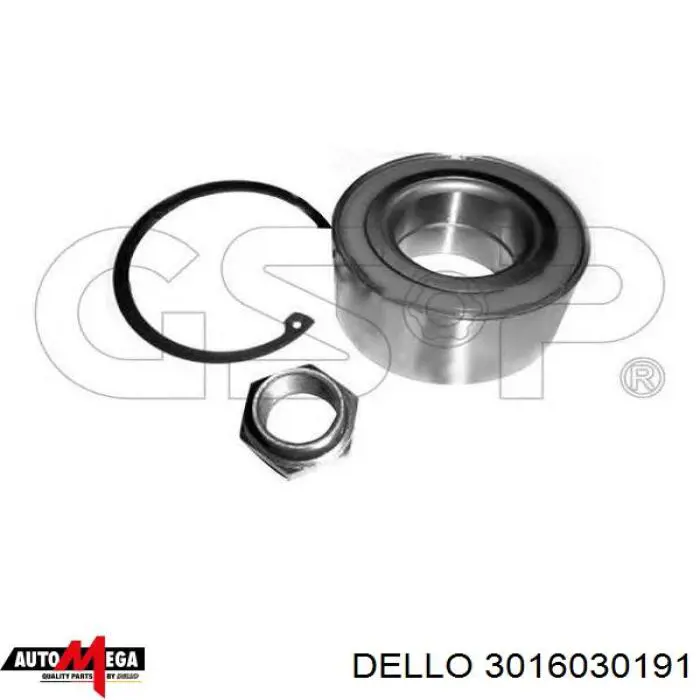 Комплект подшипника ступицы колеса Dello/Automega 3016030191 цена, от 11.72 USD