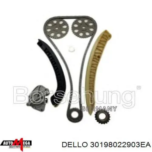 Комплект цепи ГРМ 30198022903EA Dello/Automega