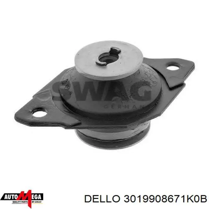 3019908671K0B Dello/Automega Подушка (опора) двигателя, нижняя