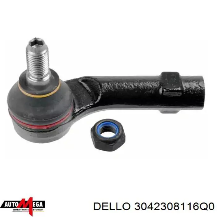 3042308116Q0 Dello/Automega наконечник рулевой тяги внешний