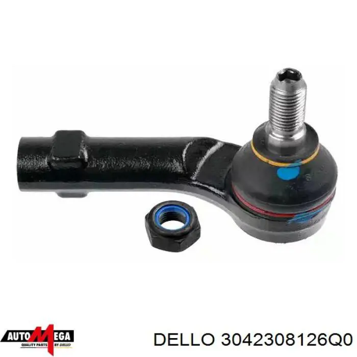 3042308126Q0 Dello/Automega наконечник рулевой тяги внешний