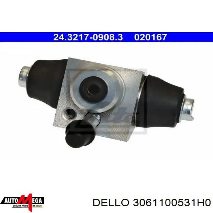 3061100531H0 Dello/Automega цилиндр тормозной колесный рабочий задний
