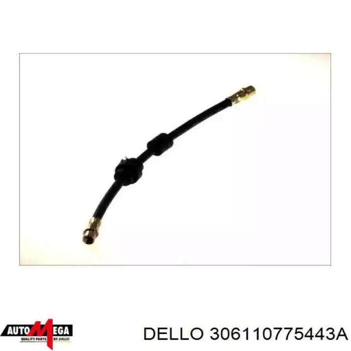 306110775443A Dello/Automega Гибкая тормозная трубка задняя