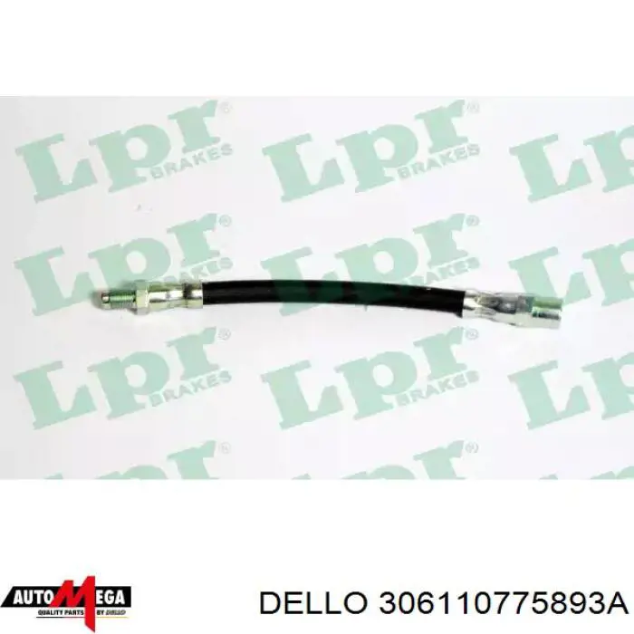 Купить 306110775893A Dello/Automega Задний тормозной шланг