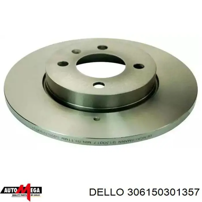 306150301357 Dello/Automega диск тормозной передний