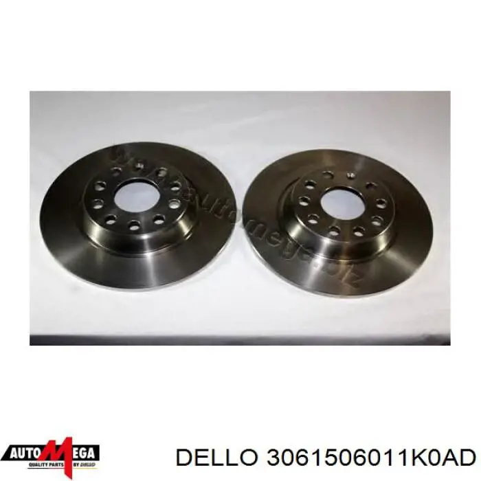 3061506011K0AD Dello/Automega диск тормозной задний