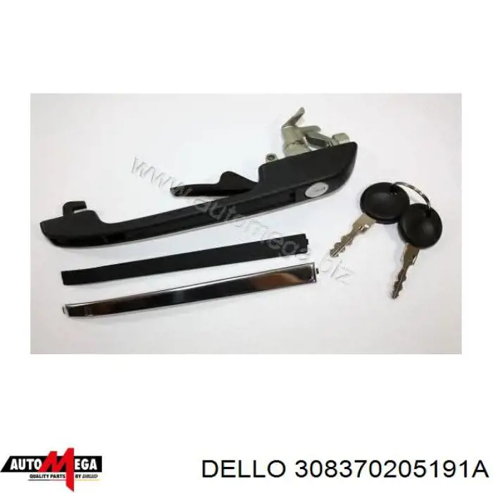 308370205191A Dello/Automega ручка двери передней наружная левая