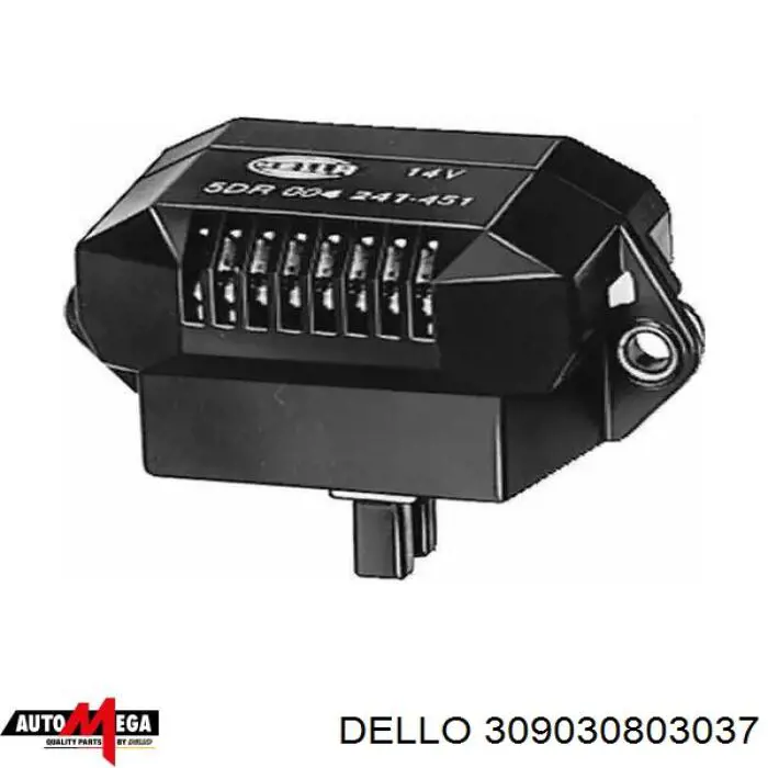 Купить 309030803037 Dello/Automega Реле регулятор напряжения генератора