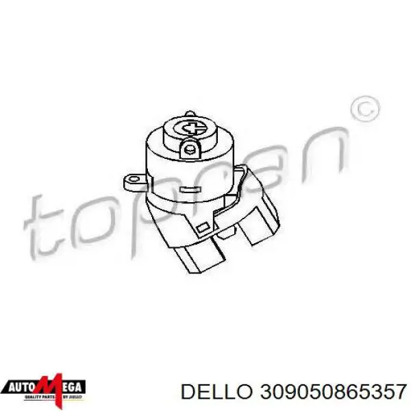 309050865357 Dello/Automega Контакты замка зажигания
