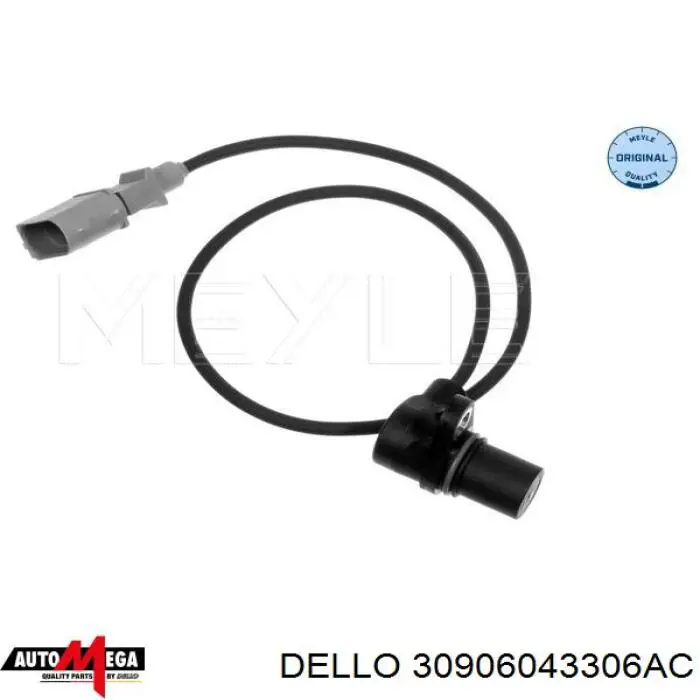 Датчик положения (оборотов) коленвала Dello/Automega 30906043306AC