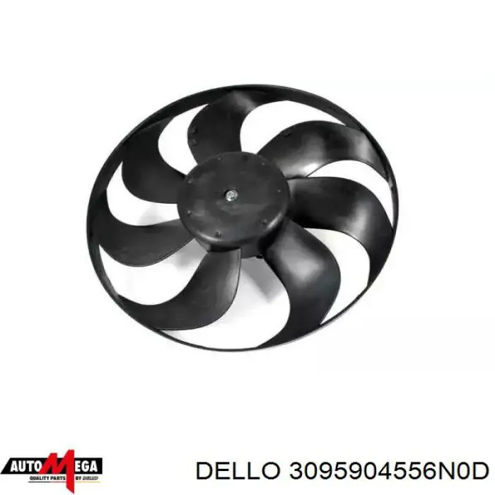 3095904556N0D Dello/Automega электровентилятор охлаждения в сборе (мотор+крыльчатка)