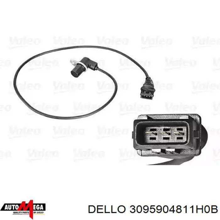 3095904811H0B Dello/Automega датчик температуры охлаждающей жидкости (включения вентилятора радиатора)