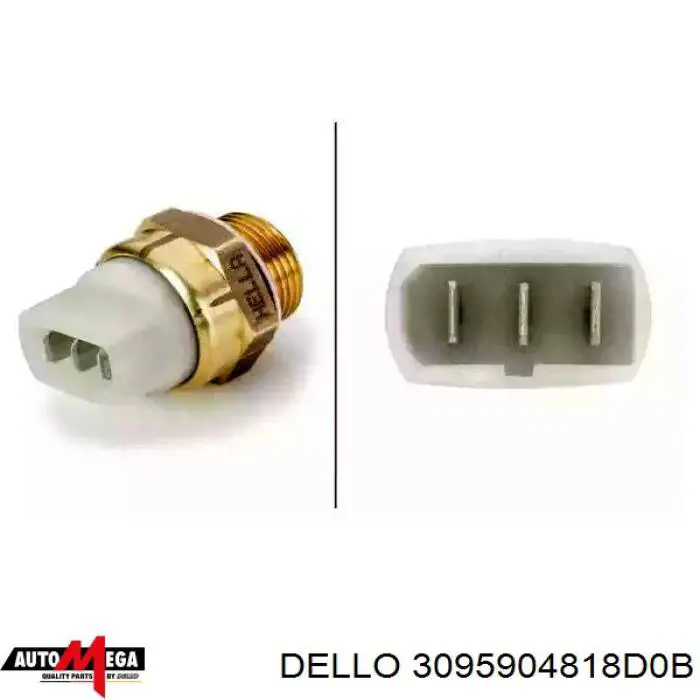 Датчик температуры радиатора Dello/Automega 3095904818D0B цена, от 6.78 USD
