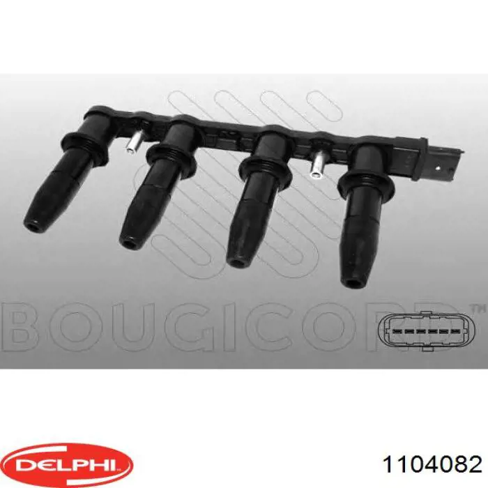 Купить 1104082 Delphi Катушка зажигания