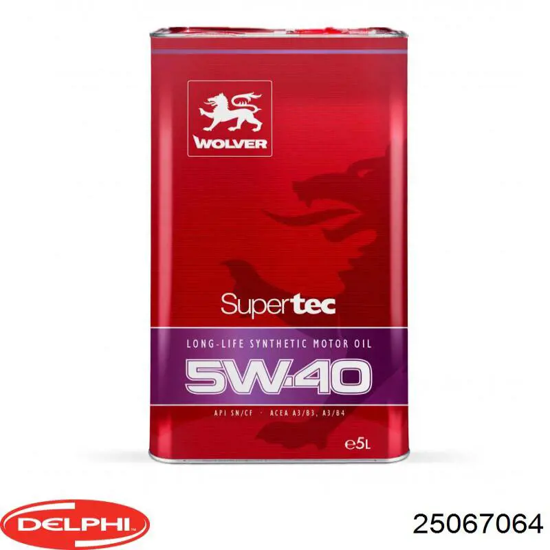 25067064 DELPHI Aceite de motor original y equivalente