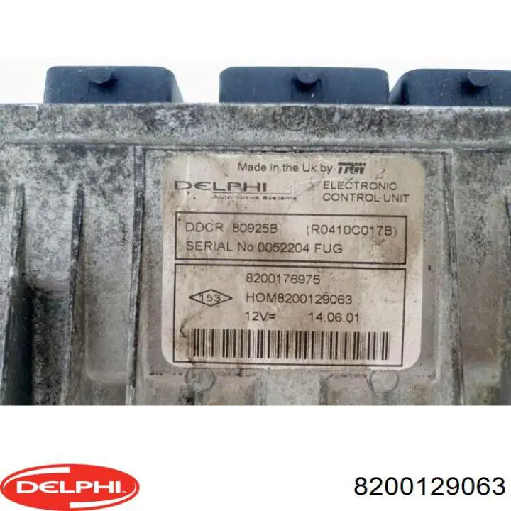 Купить R0410C034A Renault (RVI) Электронный блок управления двигателем