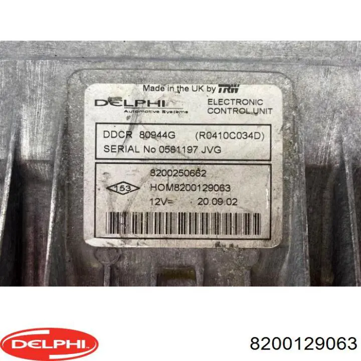 R0410C034A Renault (RVI) Мозги двигателя