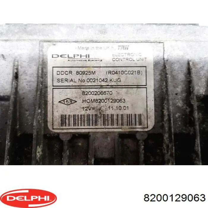 Купить R0410C034A Renault (RVI) Электронный блок управления двигателем