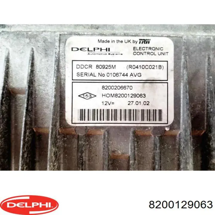 R0410C034A Renault (RVI) Мозги двигателя