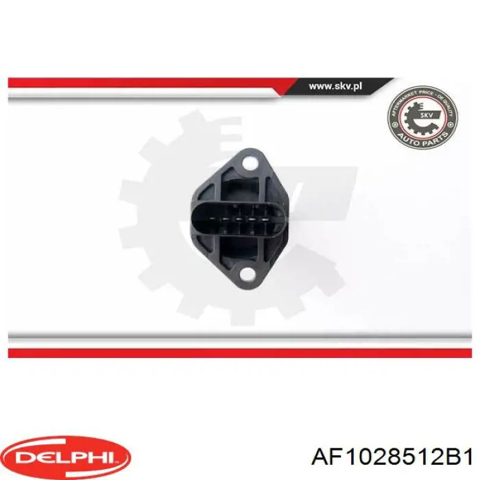 Датчик массового расхода воздуха Delphi AF1028512B1 цена, от 77.77 USD